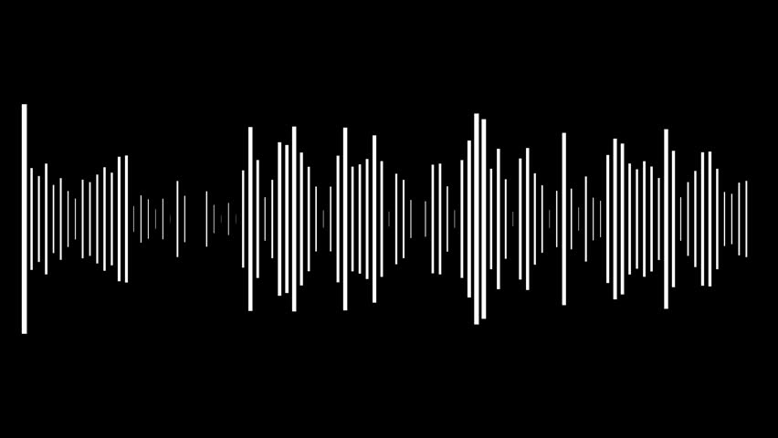 Sound wave icon, podcast player interface, music symbol. Monochrome simple sound wave on transparent background. Vector sound wave icon. Equalizer template vector illustrator.