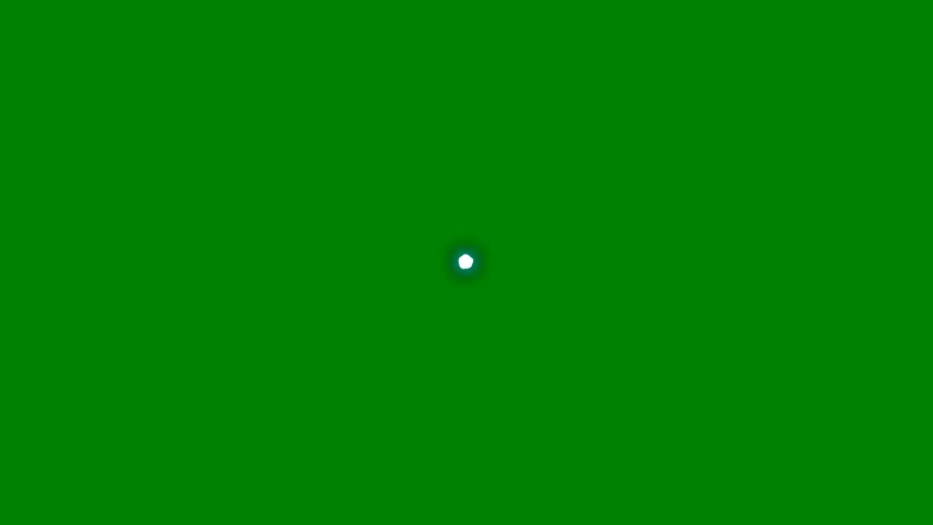 White circle and background star wall flower small clock dot border emotion scene expression depth creative cartoonish colorful isolated on green screen background