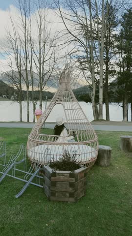 The beautiful scenery of St. Moritz, Switzerland.