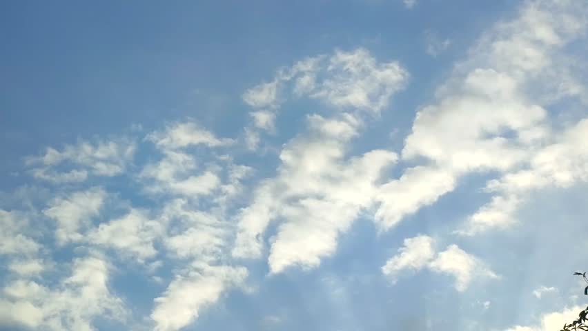 clouds and blue sky in the afternoon