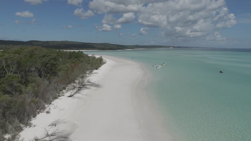 A drone footage of the Wathumba Spit Beach in K