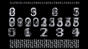 Glitchy matrix of changing digital numbers processing on screen. Ideal for cybersecurity, data encryption, and software code background concepts. - Powered by Shutterstock - Get 15% off with code: PIKWIZARD15