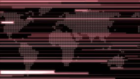 Futuristic Digital World Map Technology Background with HUD Interface Animation. Modern abstract technology background with a digital world map, glowing interface lines animation. - Powered by Shutterstock - Get 15% off with code: PIKWIZARD15