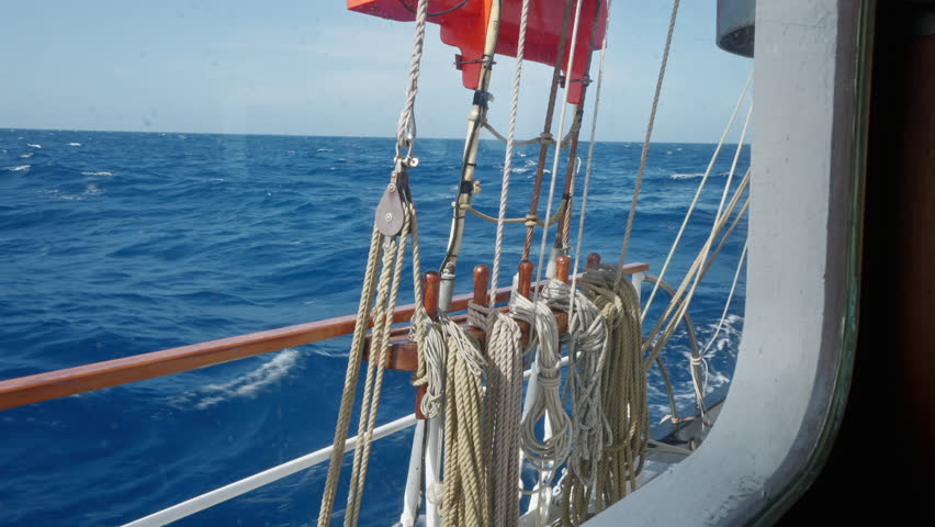 View from Sailing Ship Window During Drake Passage Crossing