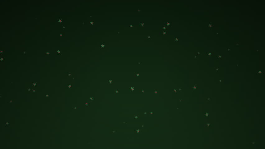 Christmas Holly Drift Festive Animation Loop - Holiday Winter Decoration Leaf Berry Motion Background 4K