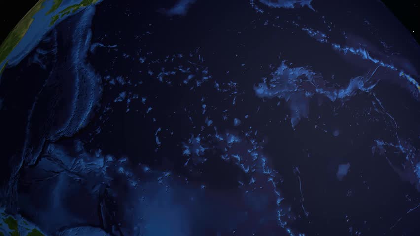 Satellite view animation follows a commercial airplane flying from Delhi to Barcelona across continents