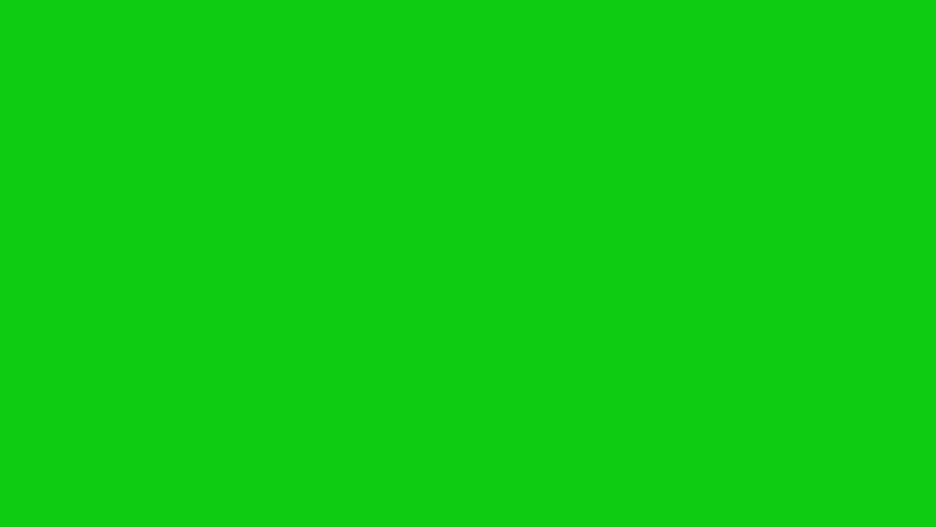 Animated glitter shimmer star effect on green screen background with sparkling twinkles