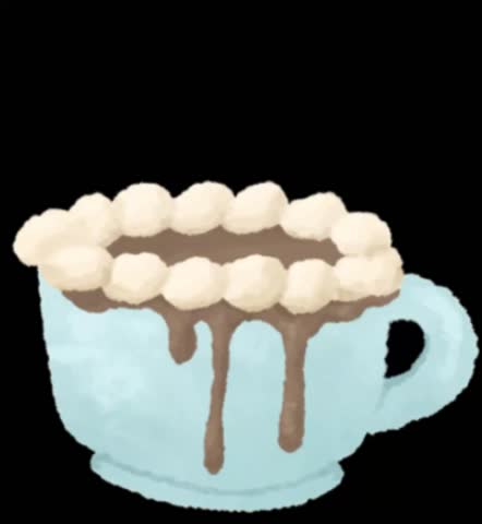 Cute Sweet Strawberry Chocolate Drink