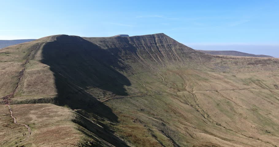 The Stunning Mountains of the Brecon Beacons National Park in Wales, UK