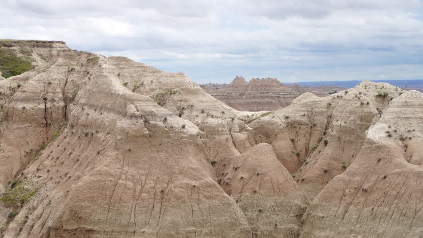 Badlands National Park South Dakota, USA, America. Stunning views of this incredible landscape in southern South Dakota.
