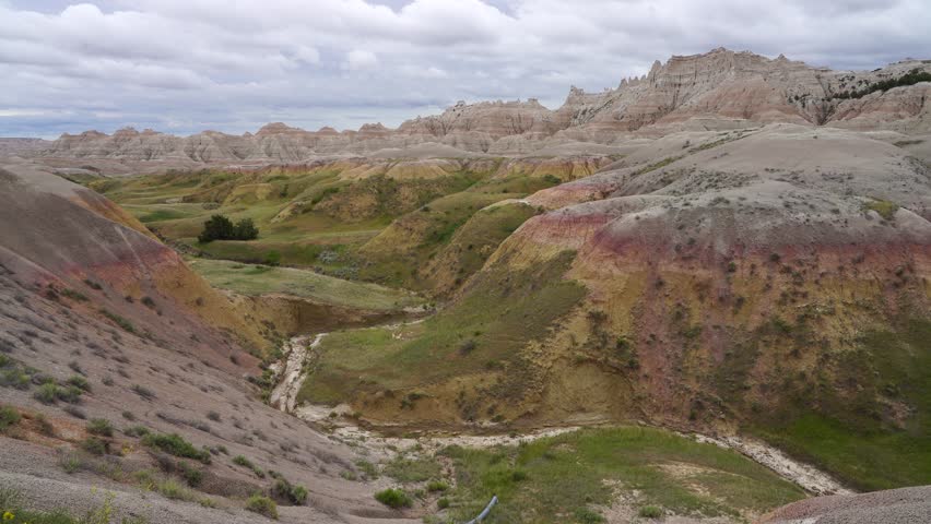 Badlands National Park South Dakota, USA, America. Stunning views of this incredible landscape in southern South Dakota.