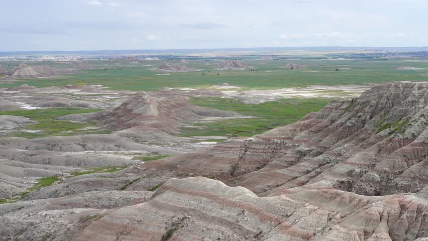 Badlands National Park South Dakota, USA, America. Stunning views of this incredible landscape in southern South Dakota.