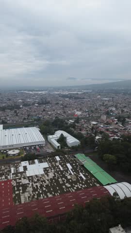 Aerial view of a housing unit in Mexico
