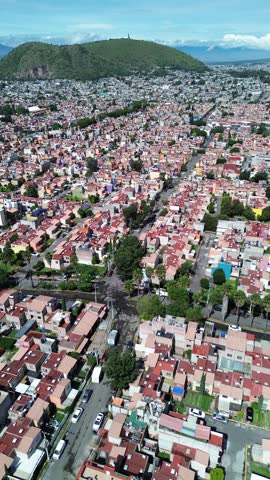 Aerial view of a housing unit in Mexico