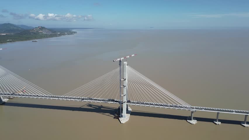 Batang Lupar Bridge 1 is a 4.884-kilometer-long two-lane bridge in Sarawak, officially recognized as the longest river-crossing bridge in Malaysia. Spanning across the Batang Lupar River.