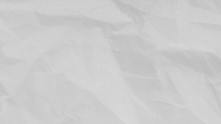 Animated White Crumpled Paper Texture Background