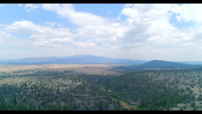 Landscape near Bly, OR - Drone