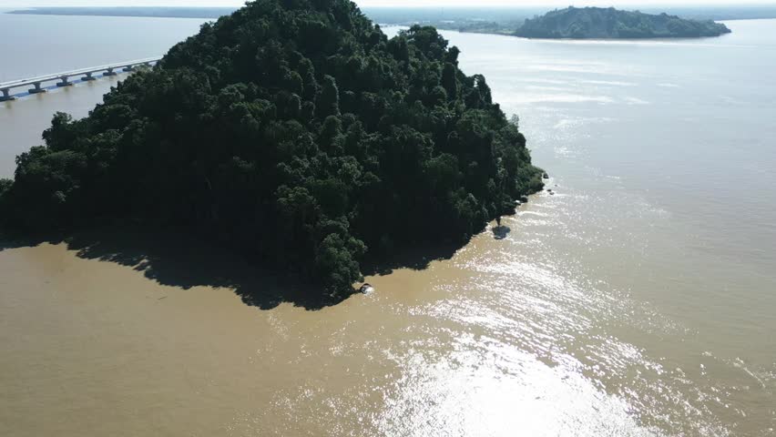 Batang Lupar Bridge 1 is a 4.884-kilometer-long two-lane bridge in Sarawak, officially recognized as the longest river-crossing bridge in Malaysia. Spanning across the Batang Lupar River.