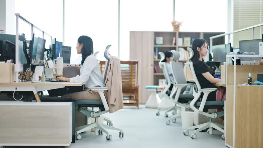 Modern Hospital Interior with Healthcare Professionals and Patients in Medical Facility Waiting Area