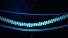 Abstract data streams with binary code flowing on dark - Powered by Shutterstock - Get 15% off with code: PIKWIZARD15