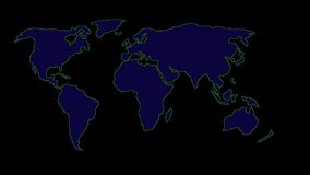 Global network connections map data visualization glowing nodes and lines - Powered by Shutterstock - Get 15% off with code: PIKWIZARD15