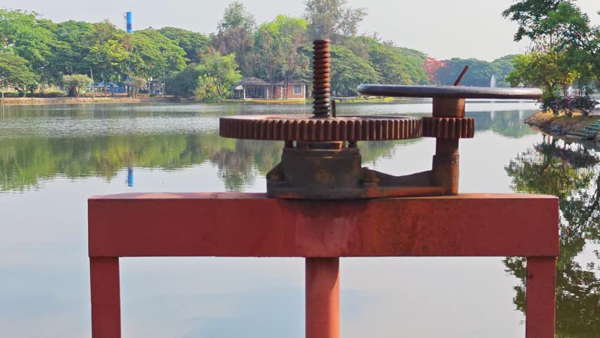 Water Gate in a Park