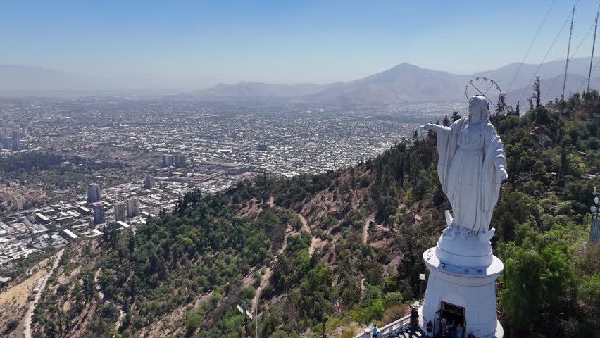 The Iconic Virgin Mary Sanctuary in Santiago de Chile