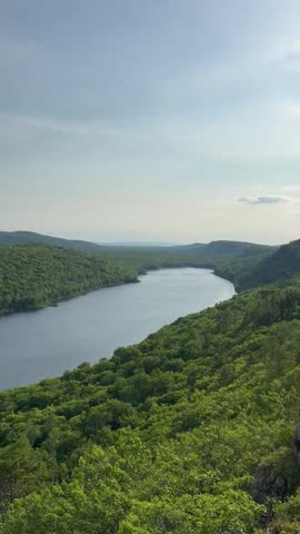 Lake of the Clouds in Porcupine Mountains 
