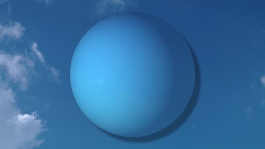 Clouds and Sphere Background