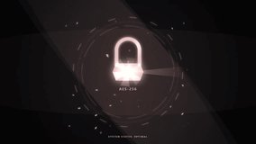 Digital Data Security Concept with Glowing Padlock and Encryption Status - Powered by Shutterstock - Get 15% off with code: PIKWIZARD15