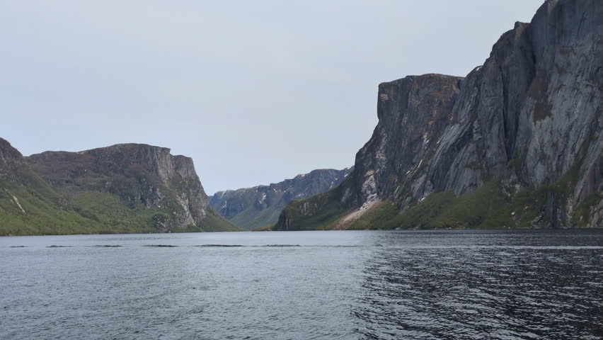The Western Brook Pond in the Gros Morne National Park (Newfoundland, Canada)