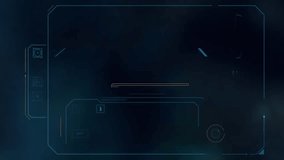 Futuristic Digital HUD Interface with World Map and Data Processing Animation. - Powered by Shutterstock - Get 15% off with code: PIKWIZARD15