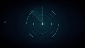 A digital radar interface scans for targets on a dark blue glowing screen. - Powered by Shutterstock - Get 15% off with code: PIKWIZARD15