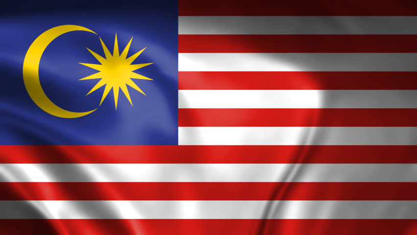 Waving Flag Malaysia Animation design templates