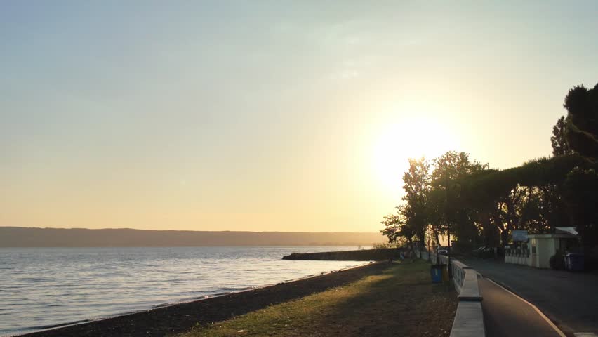 A view of Lake Bolsena, Umbria, Italy