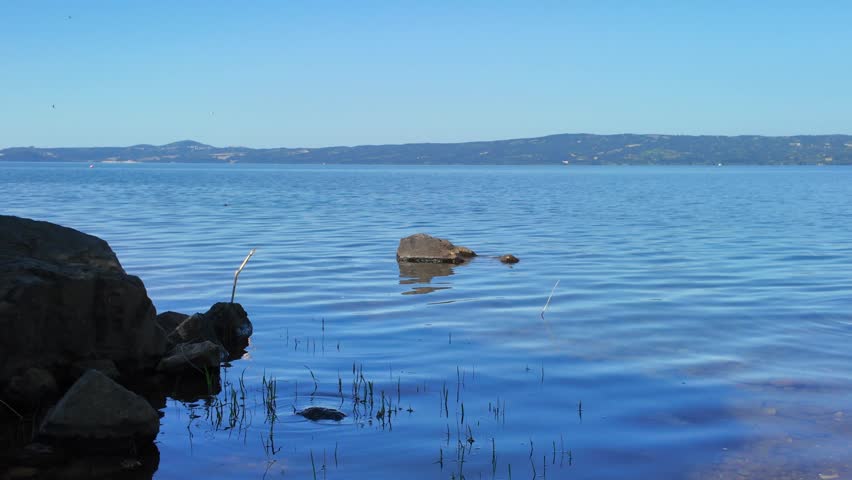 A view of Lake Bolsena, Umbria, Italy