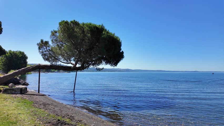 A view of Lake Bolsena, Umbria, Italy