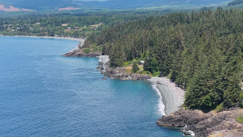 Otter Point Cove: An Aerial View of Vancouver Island