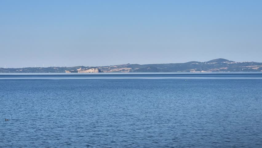 A view of Lake Bolsena, Umbria, Italy