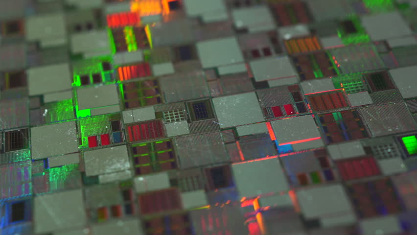 Silicon wafer for manufacturing semiconductor of integrated circuit.