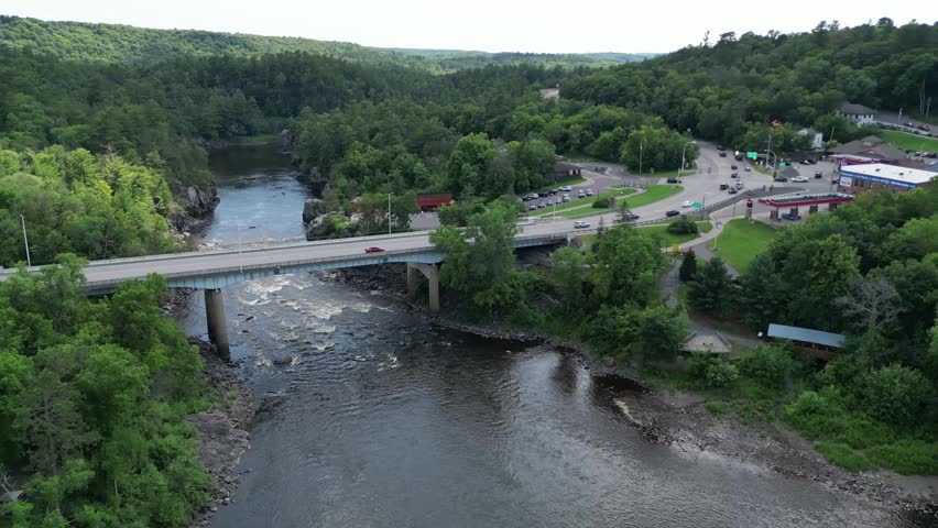 Taylors Falls Bridge on the St Croix River