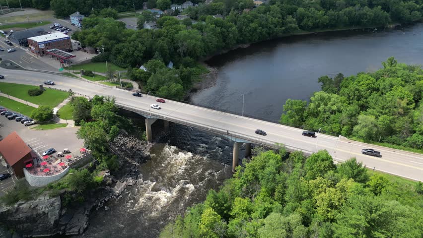 Taylors Falls Bridge over St Croix River 