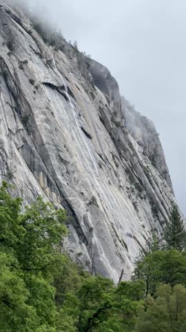 Waterfall in Yosemite National Park, California, USA