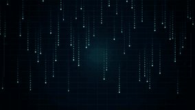 Digital Binary Code Data Rain Falling Down on Dark Background for Cybersecurity and Computing Concept - Powered by Shutterstock - Get 15% off with code: PIKWIZARD15