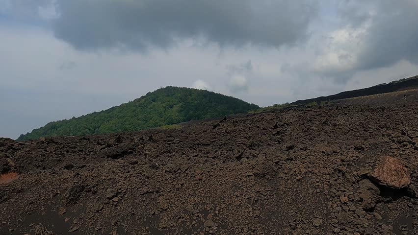 Mount Etna mountain in Sicily, Italy