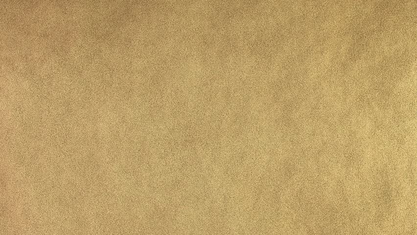 A close up view of tan colored carpet and the sand is brown footprints in piece green paint on ground water an image area middle desert background with shape tree rough texture green screen