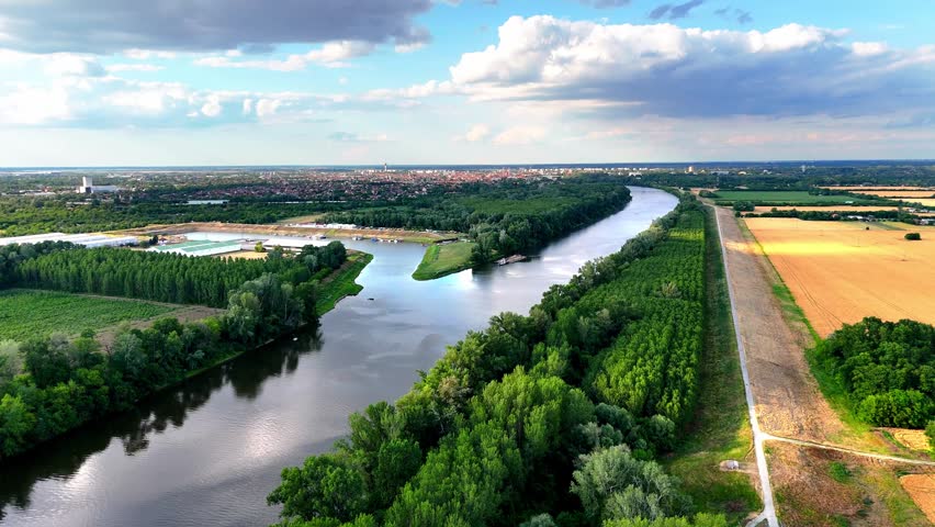 Tisza River near Szeged, Hungary