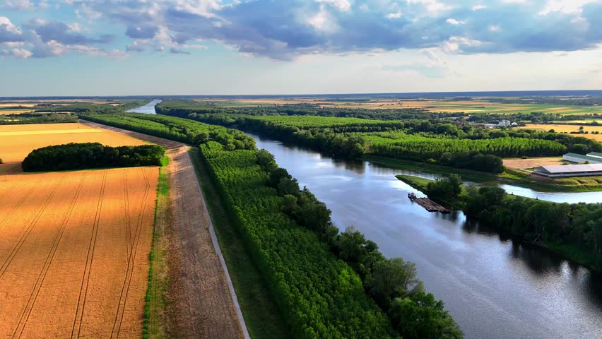Tisza River near Szeged, Hungary