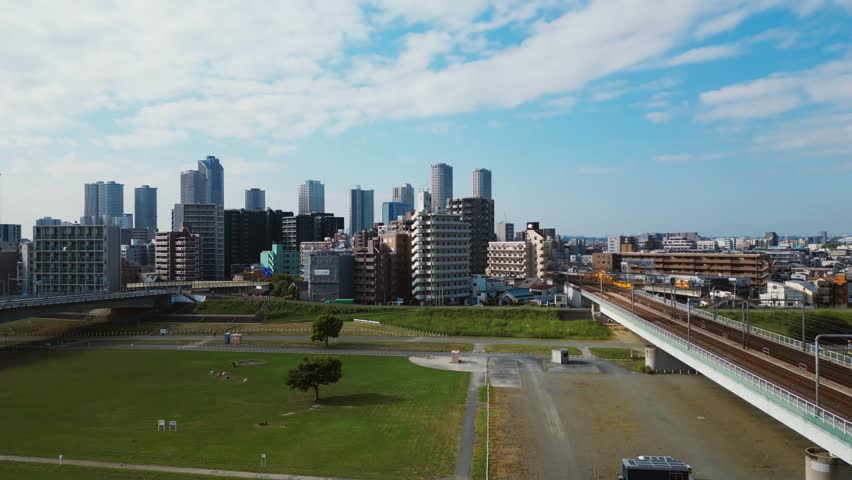 Modern Urban Development Around Musashi Kosugi Towers In Greater Tokyo