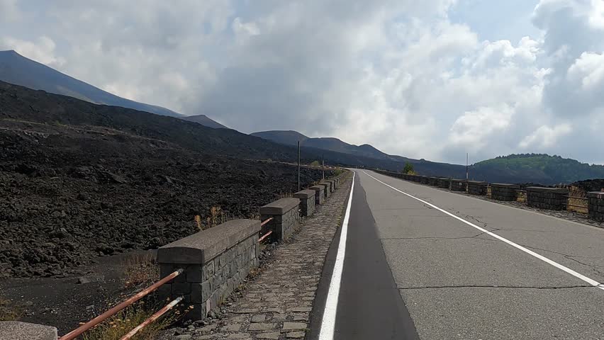 Mount Etna in Sicily, Italy